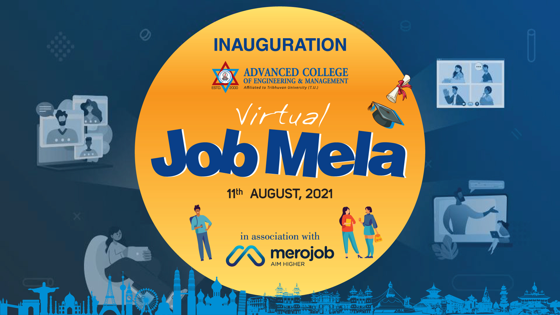Advanced Engineering College Organized a Virtual Job Mela: an Online Fair for Job Placement and Skill Development